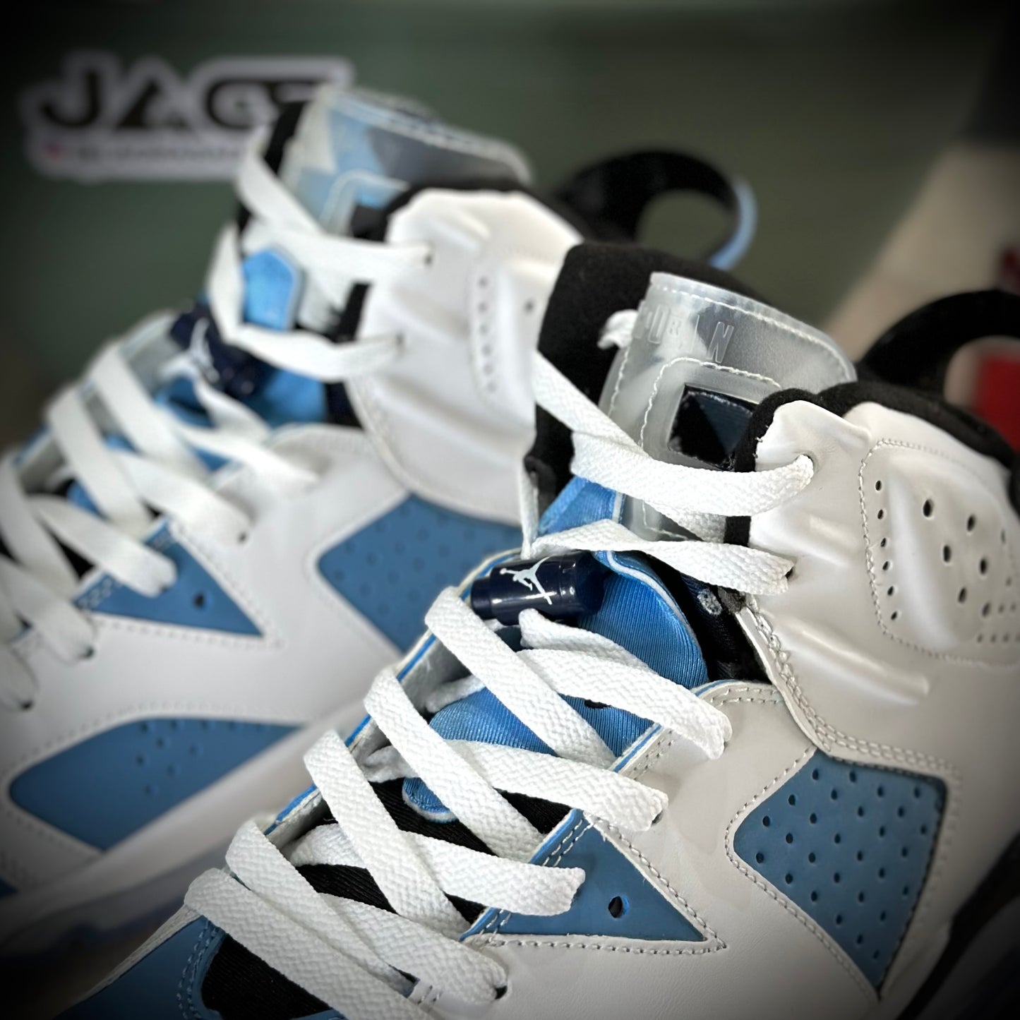 JORDAN 6 UNC WHITE
