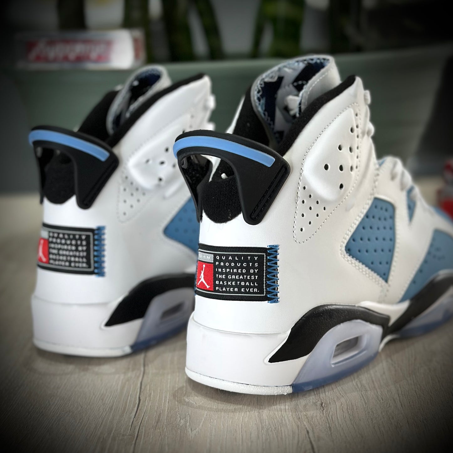 JORDAN 6 UNC WHITE