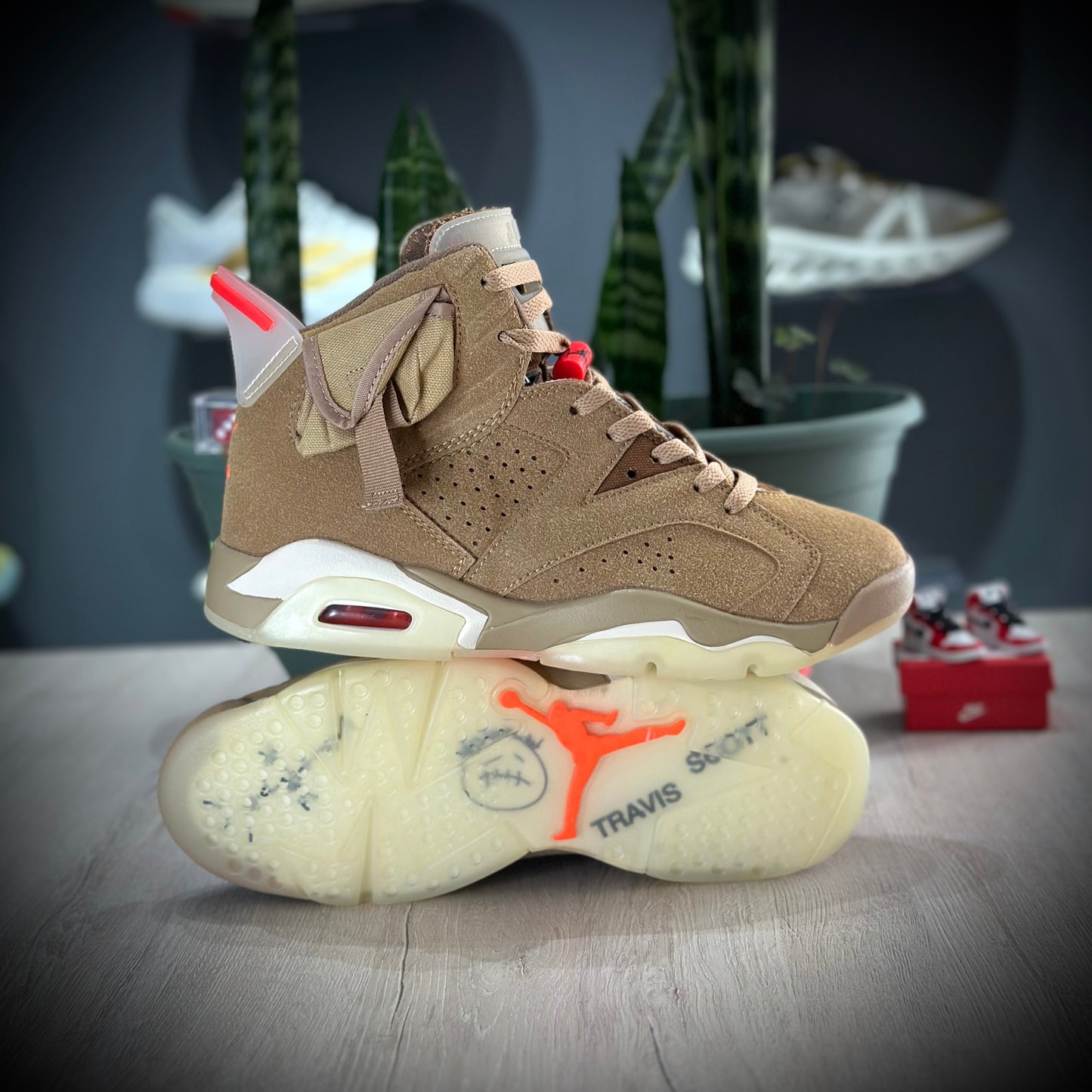JORDAN 6 TRAVIS SCOTT BRITISH KHAKI