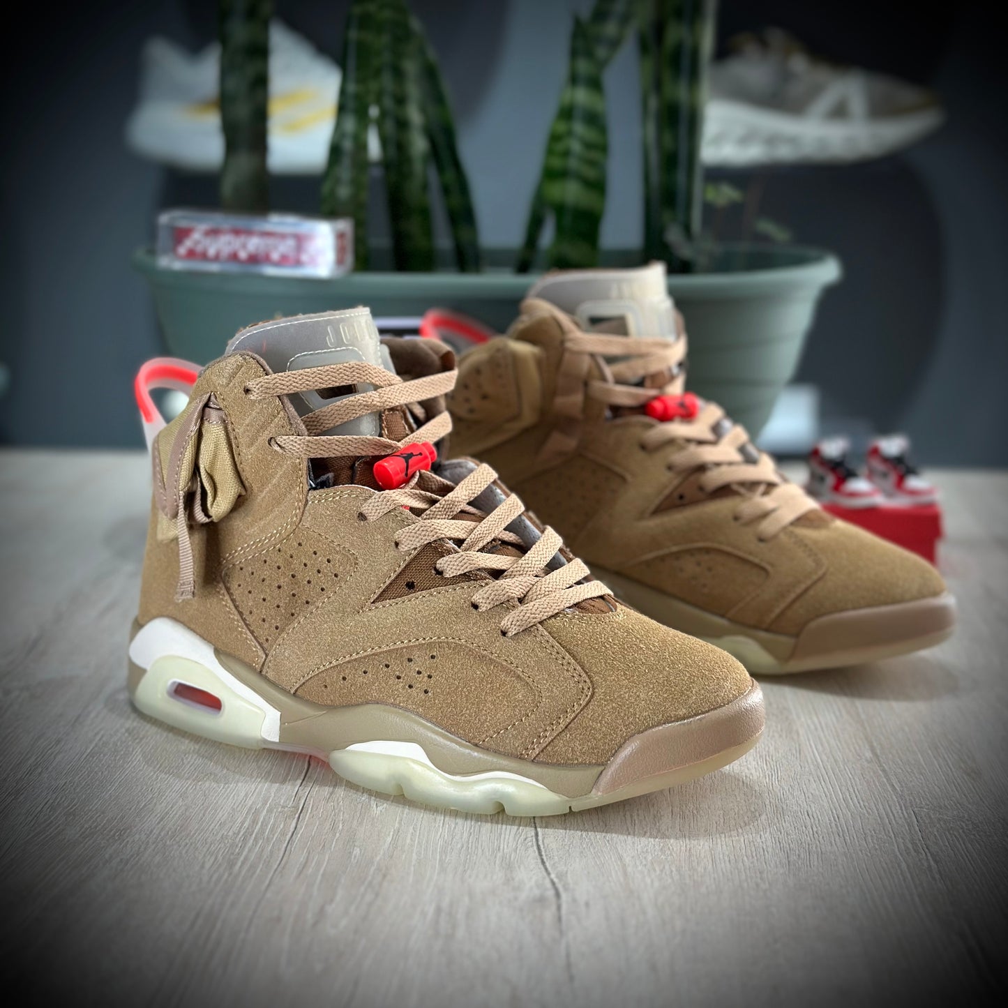 JORDAN 6 TRAVIS SCOTT BRITISH KHAKI