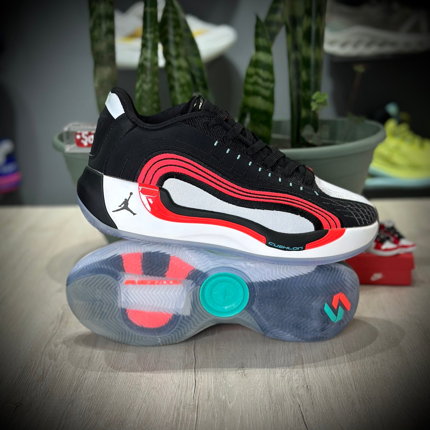 JORDAN LUKA 4 BLACK BRIGHT CRIMSON